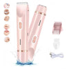 Electric Rechargeable Ladies Razor – Waterproof Dual-Head Hair Remover
