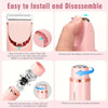 Electric Rechargeable Ladies Razor – Waterproof Dual-Head Hair Remover