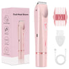 Electric Rechargeable Ladies Razor – Waterproof Dual-Head Hair Remover