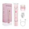 Electric Rechargeable Ladies Razor – Waterproof Dual-Head Hair Remover