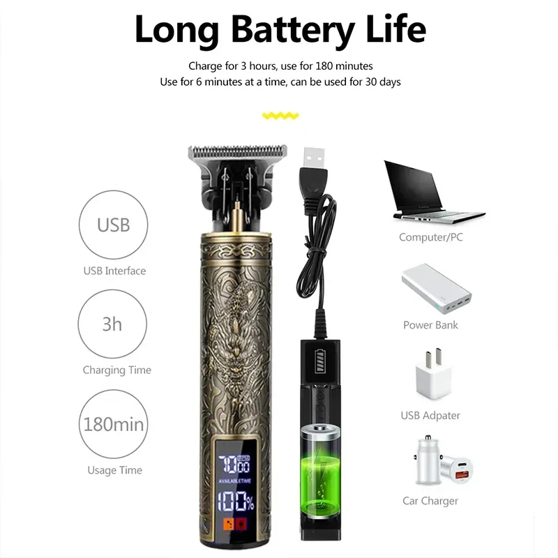 Portable Electric Hairdressing Clipper