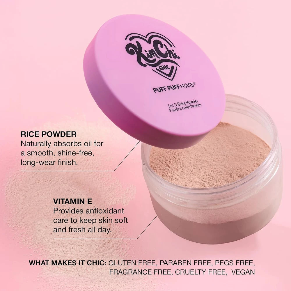 KimChiChic Loose Setting Powder – Soft-Focus Matte Finish for All Skin Tones