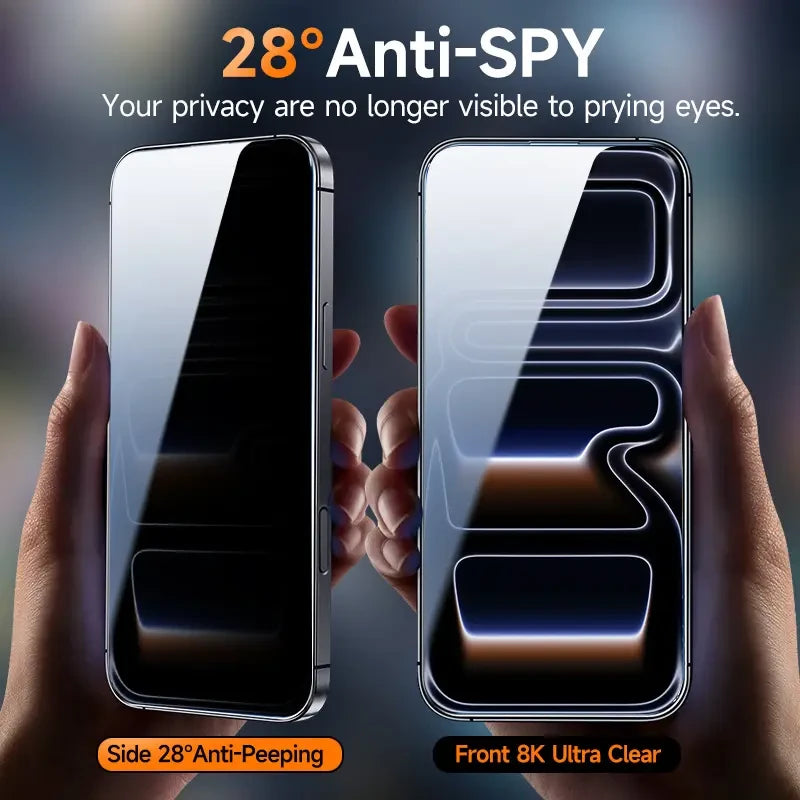 Privacy Screen Protector – Anti-Spy & Ultra Clear for iPhone, Samsung & Google Pixel