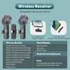 Wireless Lavalier Microphone – Clip-On Mic for iPhone, Android & Content Creators
