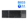 Tri-Fold Bluetooth Keyboard with Touchpad – Pocket-Sized Productivity