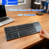 Tri-Fold Bluetooth Keyboard with Touchpad – Pocket-Sized Productivity