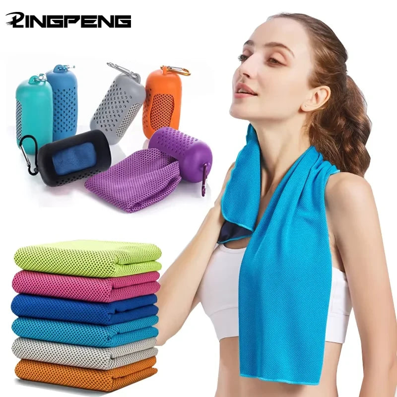 Quick-Drying Sports Cooling Towel – Instant Relief for Workouts & Outdoor Activities