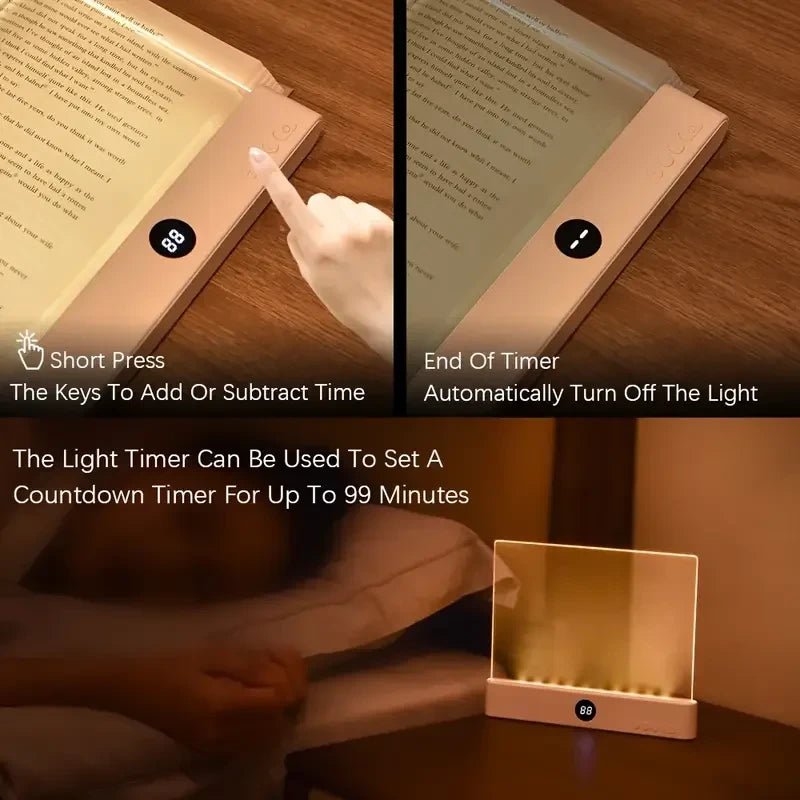 Smart LED Reading Light – Eye-Friendly Adjustable Book & Desk Lamp