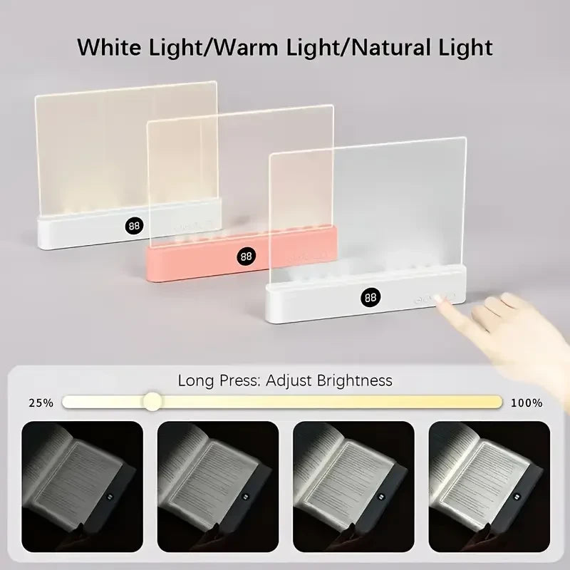 Smart LED Reading Light – Eye-Friendly Adjustable Book & Desk Lamp