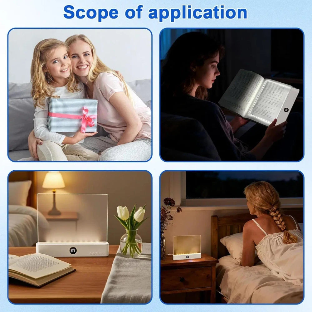Smart LED Reading Light – Eye-Friendly Adjustable Book & Desk Lamp