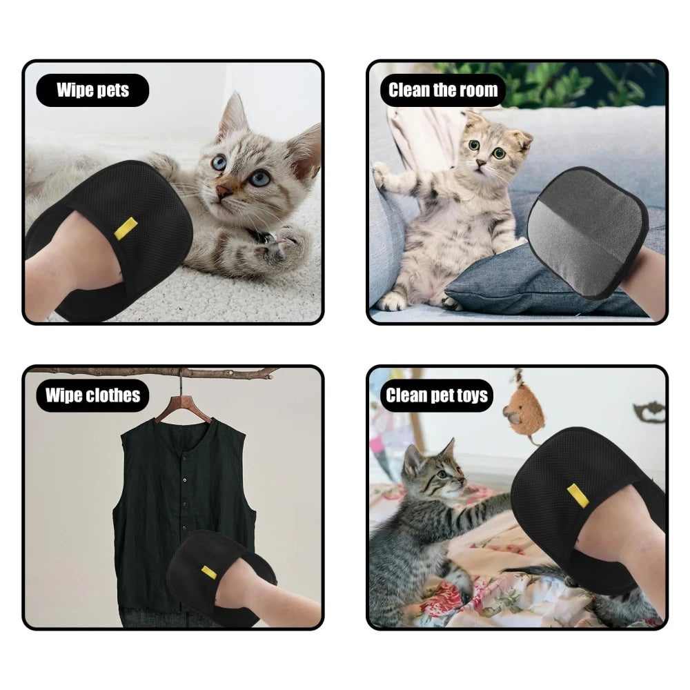 Reusable Pet Grooming Gloves