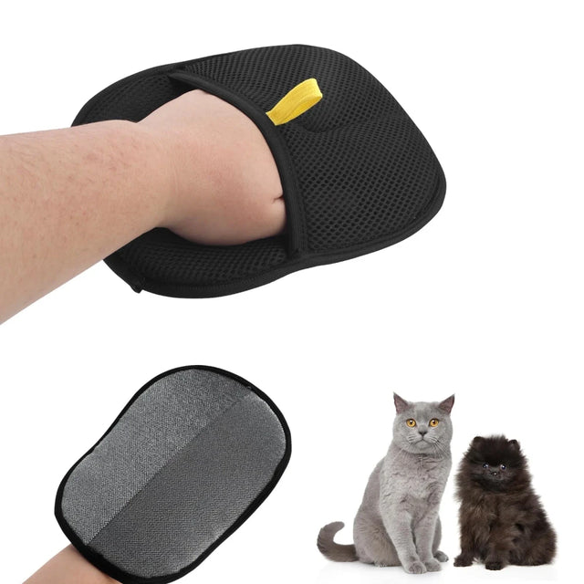 Reusable Pet Grooming Gloves – De-Shedding Mitts for Dogs & Cats