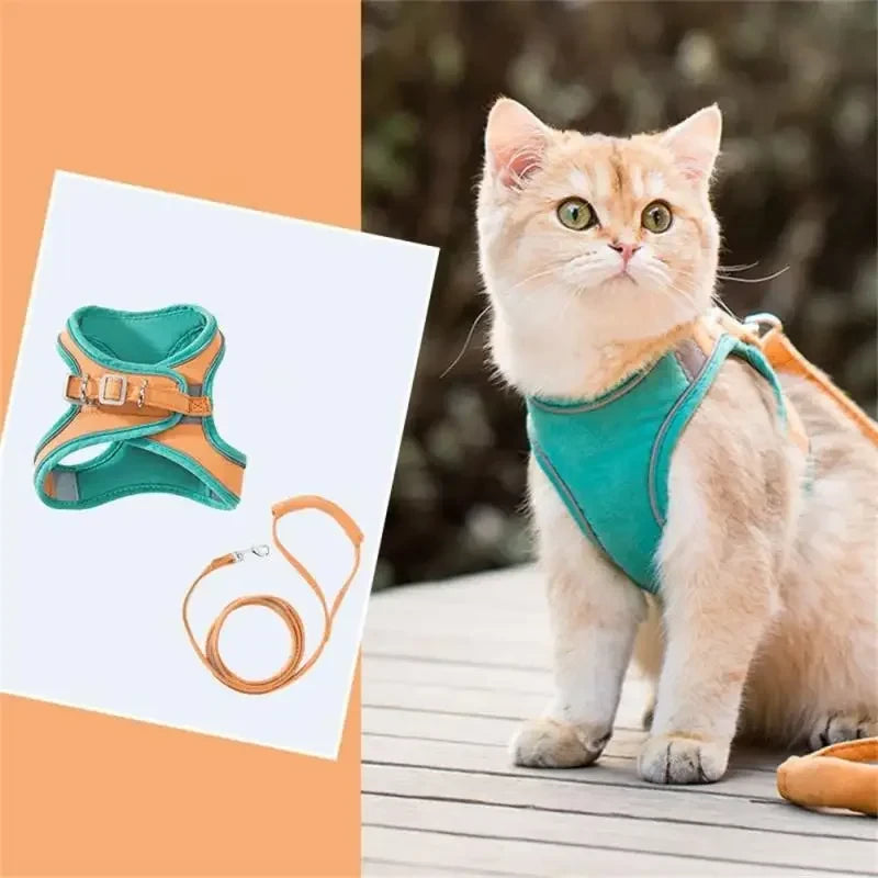 Escape-Proof Cat Harness & Leash Set – Safe Outdoor Adventures