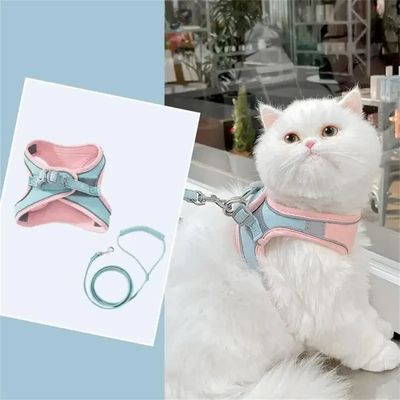 Escape-Proof Cat Harness & Leash Set – Safe Outdoor Adventures