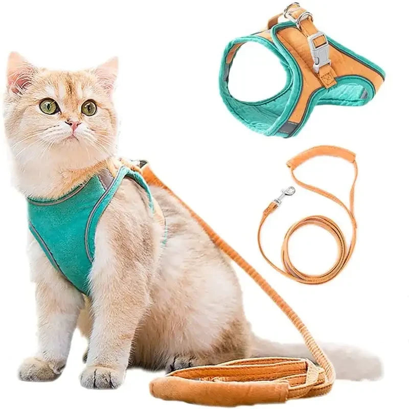 Escape-Proof Cat Harness & Leash Set – Safe Outdoor Adventures