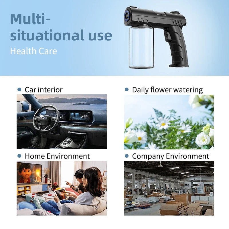 Wireless Nano Hair Sprayer – Fine Mist Hydration Tool