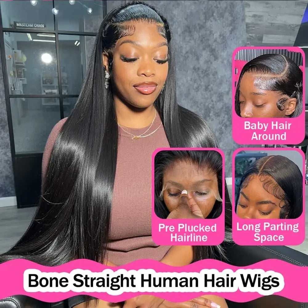 Bone Straight Human Hair Wig