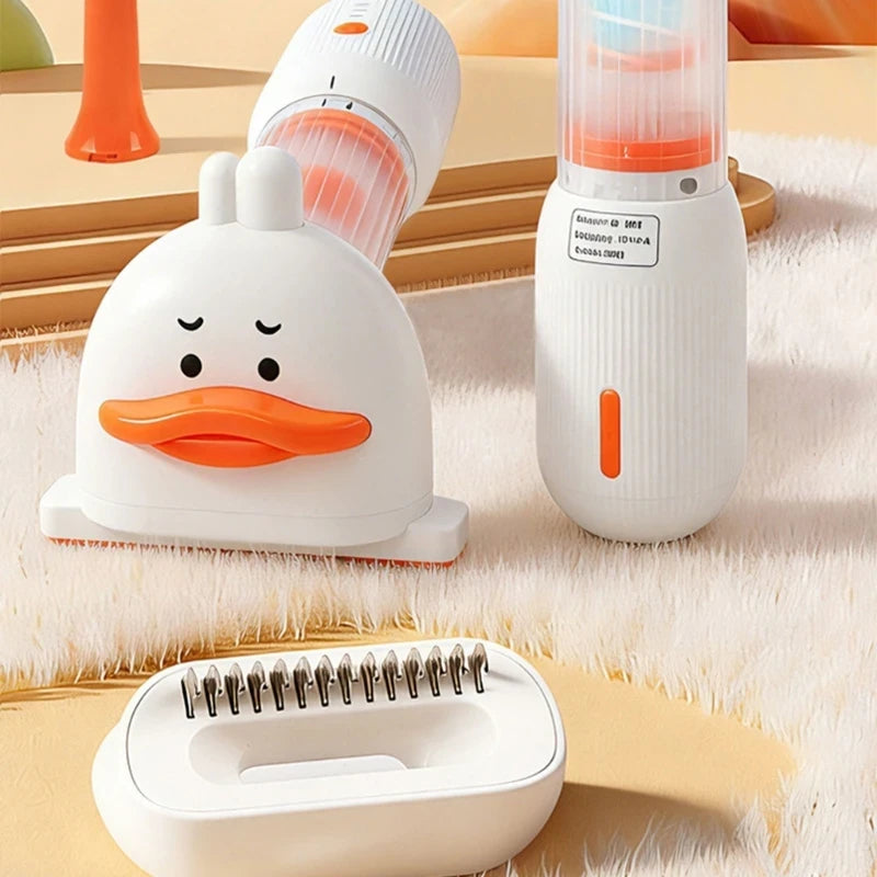 4-in-1 Pet Grooming Brush – Cordless Deshedding for Dogs & Cats