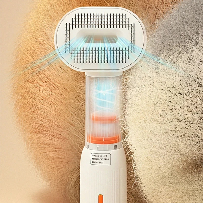 4-in-1 Pet Grooming Brush – Cordless Deshedding for Dogs & Cats