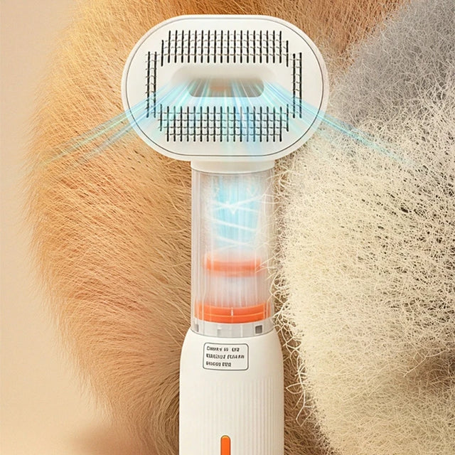 4-in-1 Pet Grooming Brush – Cordless Deshedding for Dogs & Cats