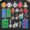 Assorted Enamel Sports Crafting Charms – Vibrant Designs for DIY Keychains & Jewelry