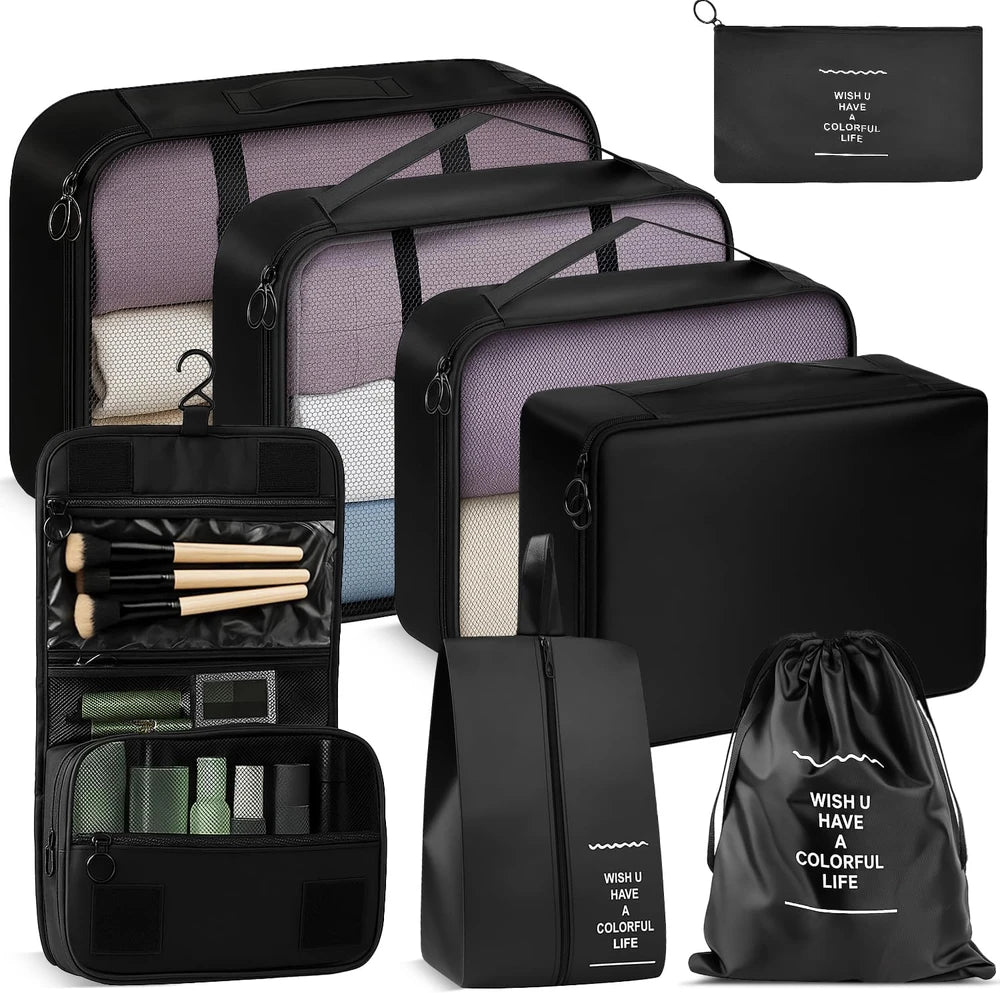 Fosmon Travel Packing Cubes Set – Organize Your Suitcase Like a Pro