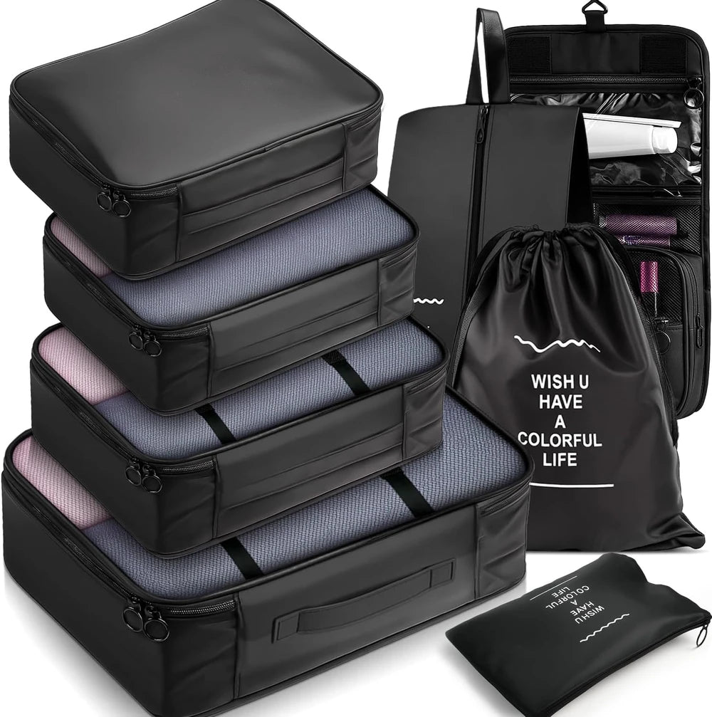 Fosmon Travel Packing Cubes Set – Organize Your Suitcase Like a Pro