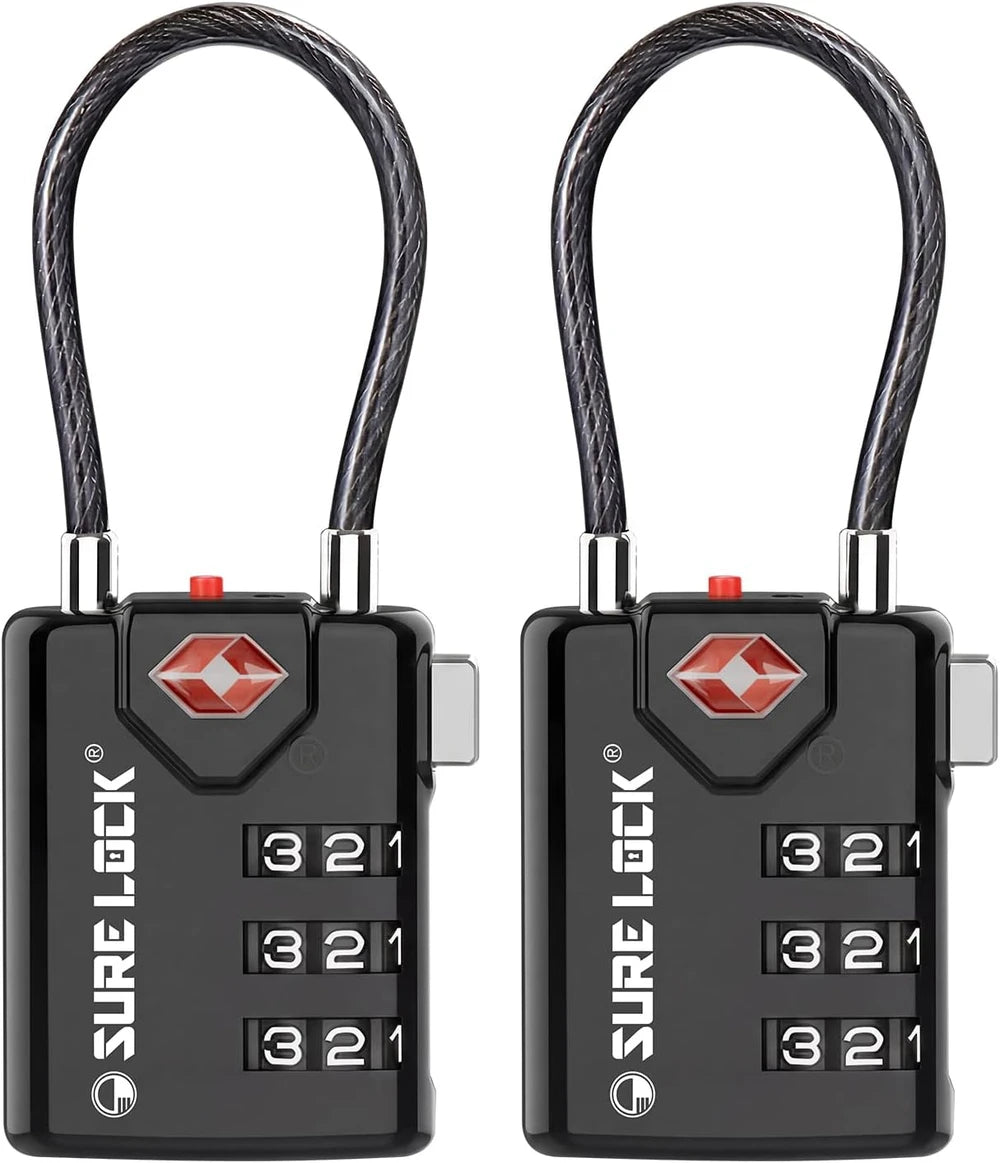 Sure Lock TSA Approved Luggage Locks – Secure Your Bags with Confidence