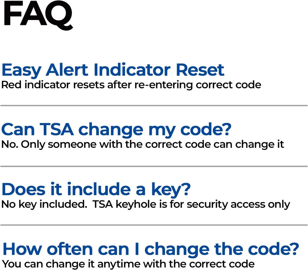 Sure Lock TSA Approved Luggage Locks – Secure Your Bags with Confidence
