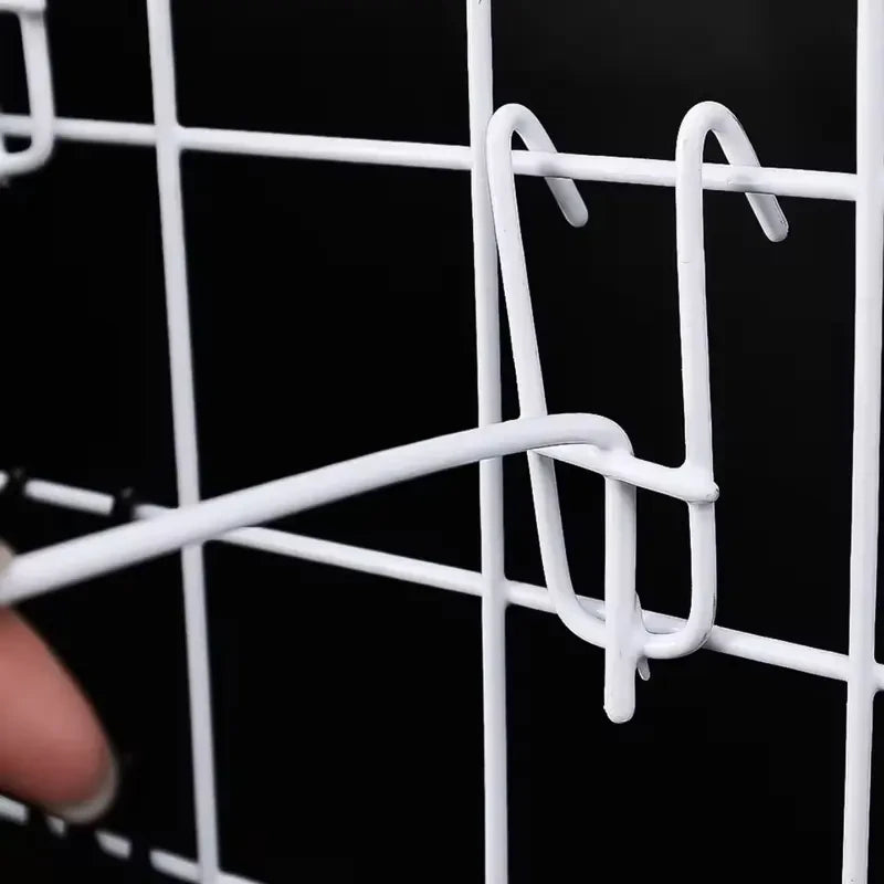 Metal Grid Wall Pegboard Hooks – Maximize Your Wall Space & Stay Organized
