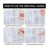 Metal Grid Wall Pegboard Hooks – Maximize Your Wall Space & Stay Organized