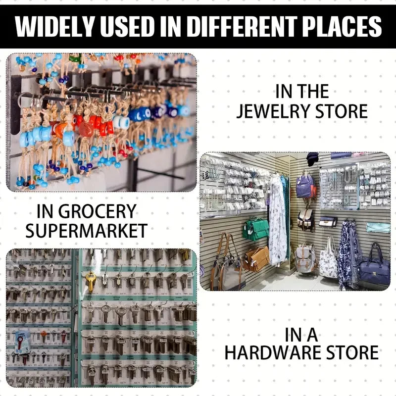 Metal Grid Wall Pegboard Hooks – Maximize Your Wall Space & Stay Organized
