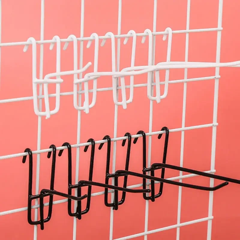 Metal Grid Wall Pegboard Hooks – Maximize Your Wall Space & Stay Organized