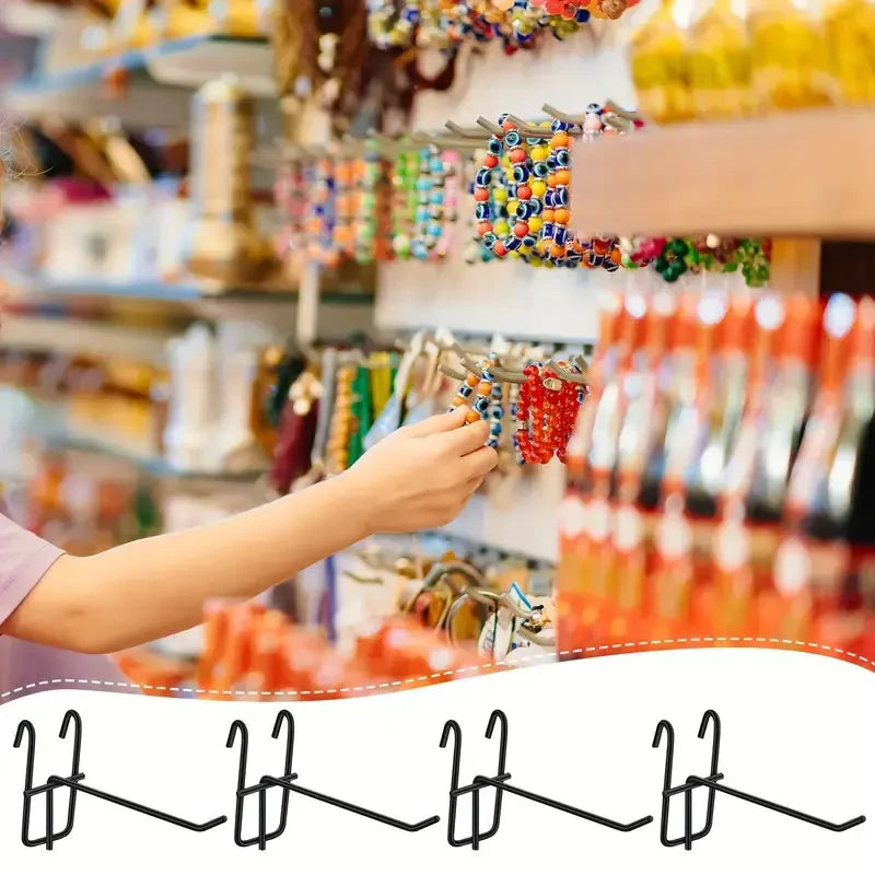 Metal Grid Wall Pegboard Hooks – Maximize Your Wall Space & Stay Organized
