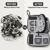 Waterproof Travel Cable Organizer Pouch – Keep Every Cord in Its Place