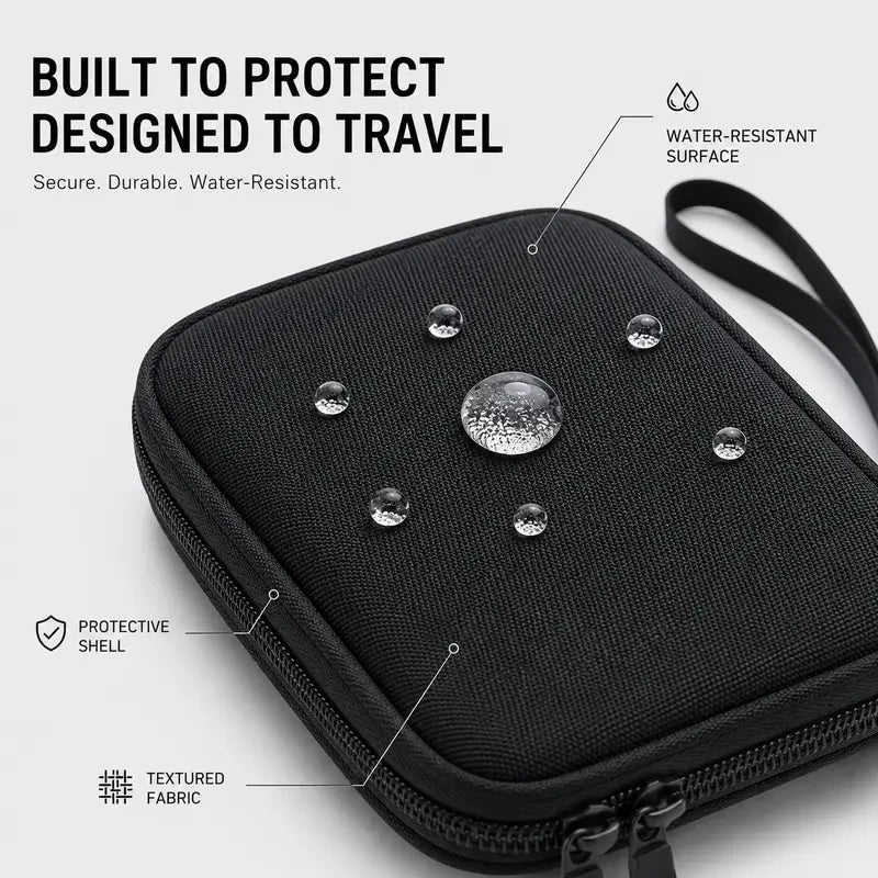 Waterproof Travel Cable Organizer Pouch – Keep Every Cord in Its Place