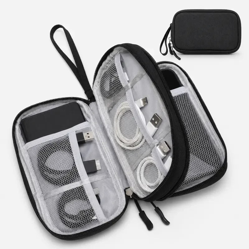 Waterproof Travel Cable Organizer Pouch – Keep Every Cord in Its Place