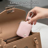 PU Leather Zippered Earbud Case – Tangle-Free Protection for Wired Earphones
