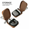 PU Leather Zippered Earbud Case – Tangle-Free Protection for Wired Earphones