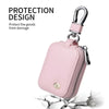 PU Leather Zippered Earbud Case – Tangle-Free Protection for Wired Earphones