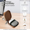PU Leather Zippered Earbud Case – Tangle-Free Protection for Wired Earphones