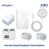 Portable Wireless Power Bank Kit – Charger, Earbuds & Cables Included