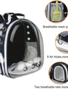 Transparent Space Capsule Pet Backpack – Stress-Free Travel for Cats & Small Dogs