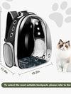 Transparent Space Capsule Pet Backpack – Stress-Free Travel for Cats & Small Dogs