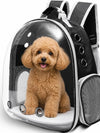 Transparent Space Capsule Pet Backpack – Stress-Free Travel for Cats & Small Dogs