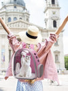 Transparent Space Capsule Pet Backpack – Stress-Free Travel for Cats & Small Dogs