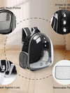 Transparent Space Capsule Pet Backpack – Stress-Free Travel for Cats & Small Dogs