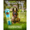 Portable Leak-Proof Pet Water Bottle – Hydration + Snack Bowl in One