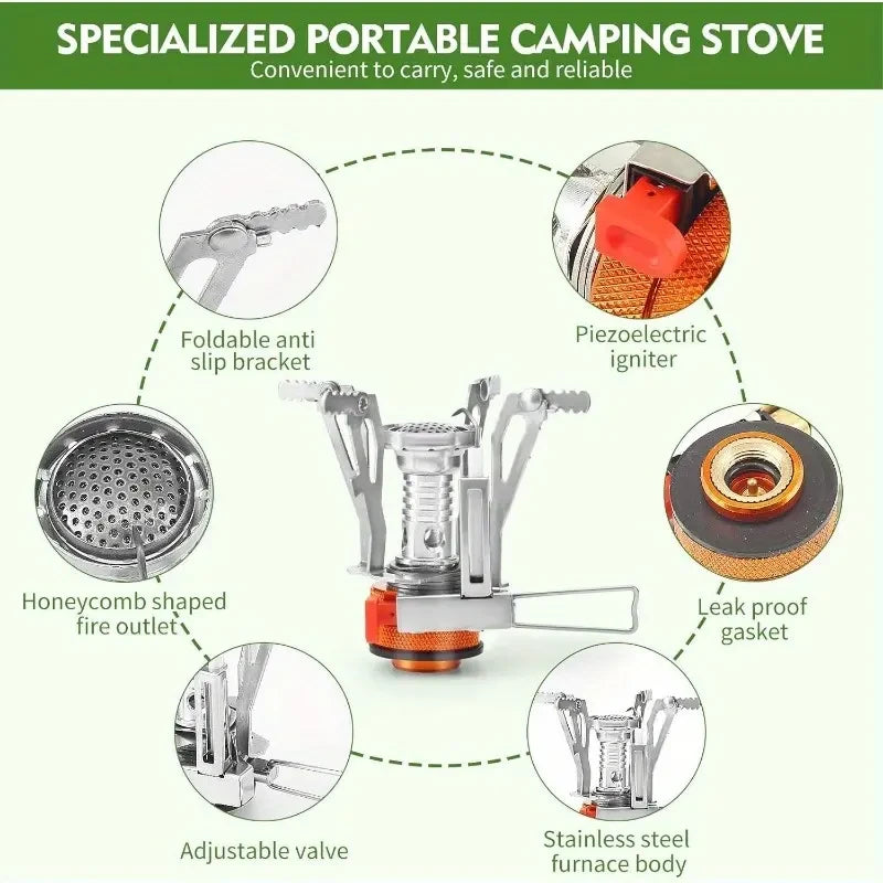 Portable Butane Stove Cookware Set – Hot Meals Anywhere, Any Time