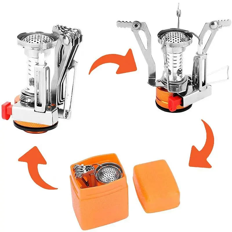 Portable Butane Stove Cookware Set – Hot Meals Anywhere, Any Time